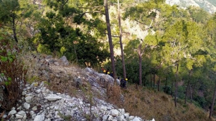 Site of the accident in Champawat, Uttarakhand on 22 February 2022 | Photo: ANI