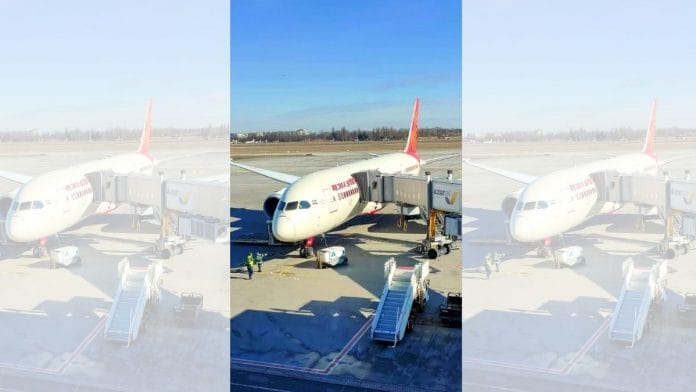 A special Air India flight prepares to leave from Kyiv to evacuate Indian nationals on 22 February | Representational image | ANI