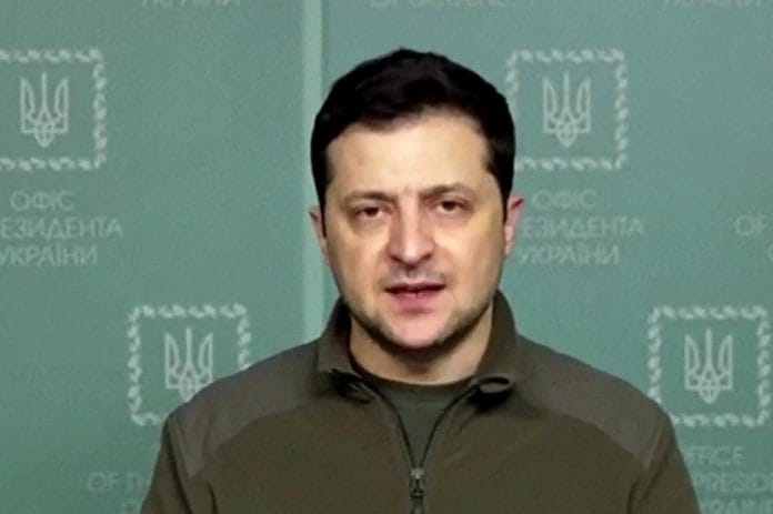 Ukrainian President Volodymyr Zelensky