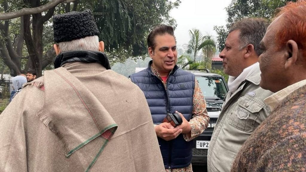 Naved Miyan touring the Rampur constituency | Photo: Shanker Arnimesh | ThePrint