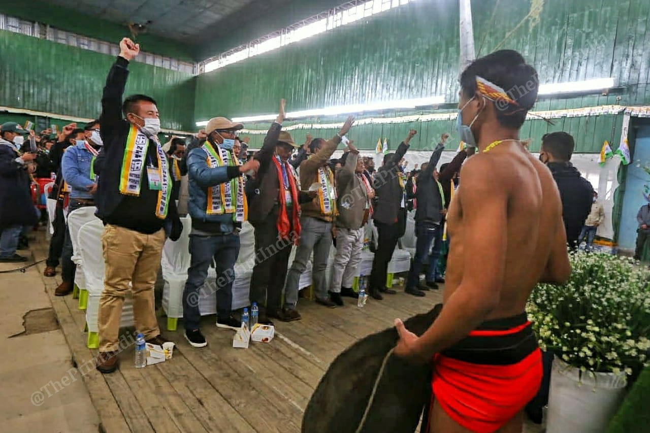 National People's Party public meeting at Naga dominated hill district of Ukhrul in Manipur | Praveen Jain | ThePrint