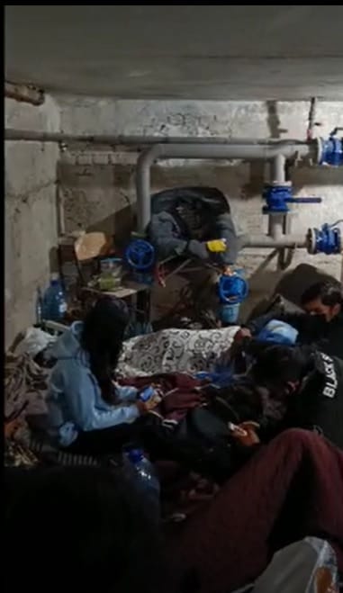 One of the bunkers of a larger underground bomb shelter in Kharkiv | Aditya Singh | By special arrangement