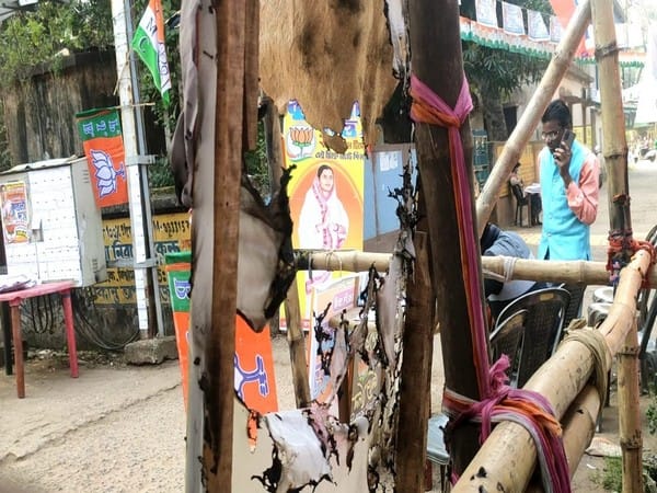 WB civic polls: BJP alleges TMC burnt down tent in Midnapore