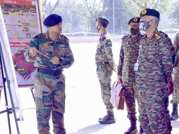 Indian Army chief reviews preparations of DefExpo 2022 in Gujarat's Gandhinagar