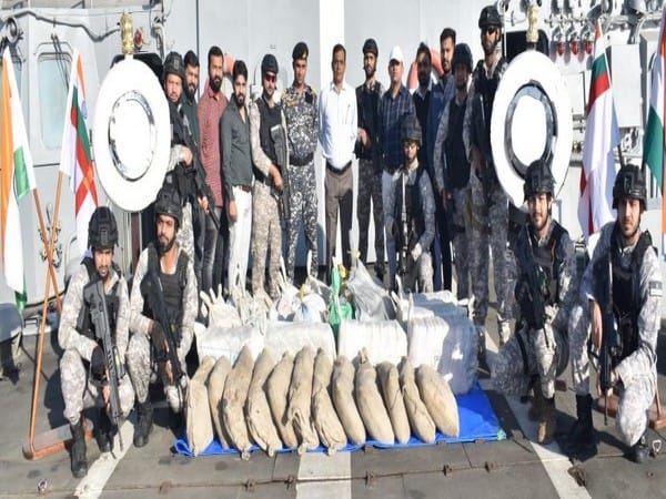 Gujarat: Navy, NCB seize drugs worth Rs 2000 cr