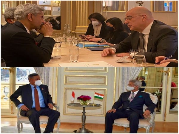 Jaishankar meets Greek, Singaporean counterparts on sidelines of EU Ministerial Forum