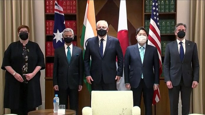 Leaders of the Quad countries (Australia, India, Japan and the United States) in Melbourne, on 11 February 2022 | ANI photo