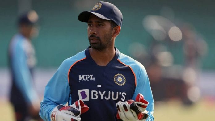 File photo of Wriddhiman Saha | ANI