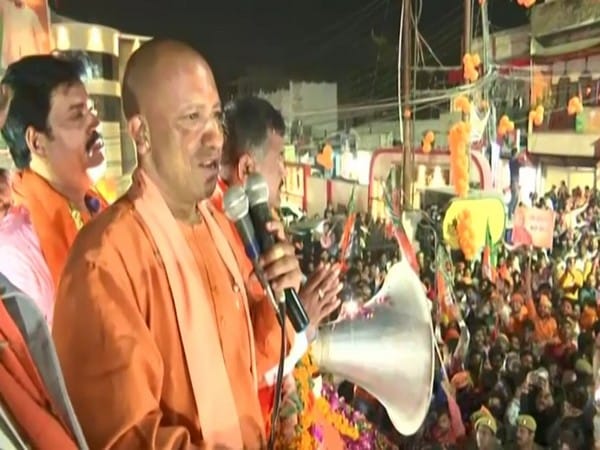 CM Yogi holds roadshow in bastion Gorakhpur, calls 'Bhagwa' an identity of 'Bhartiyata'