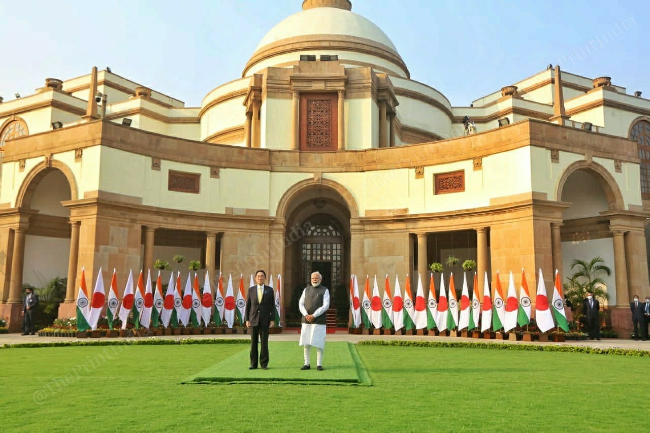 Saturday's visit was PM Kishida's maiden trip to India since become Japan's Prime Minister | Photo: Praveen Jain | ThePrint