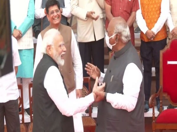 PM Modi, Mallikarjun Kharge exchange laughter on farewell of 72 Rajya Sabha MPs