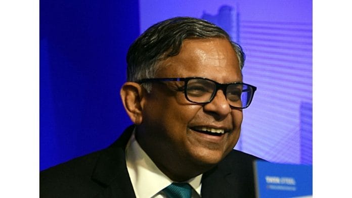 File photo of Tata Sons chairman Natarajan Chandrasekaran | ANI photo