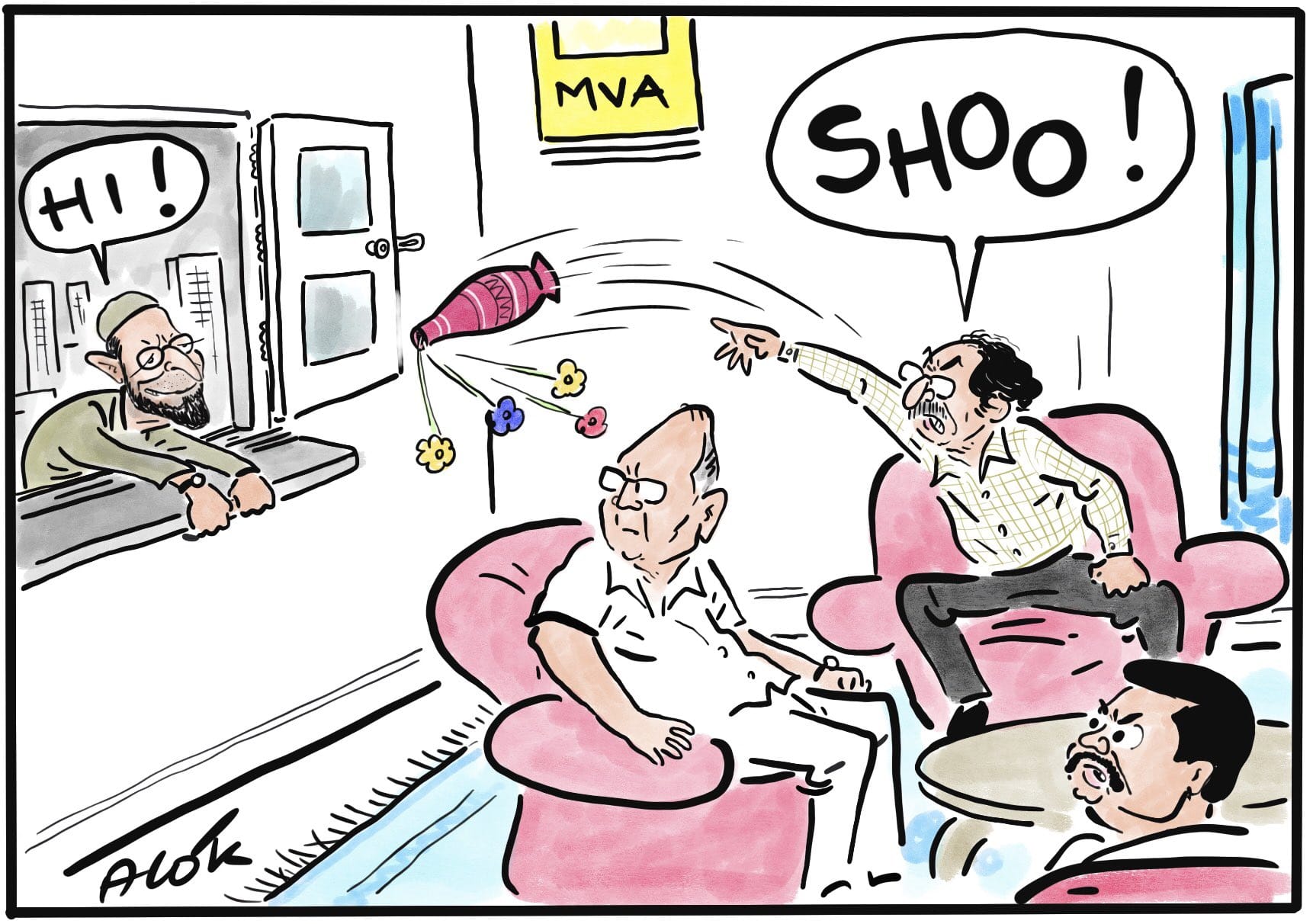 Alok Nirantar | Twitter/@caricatured