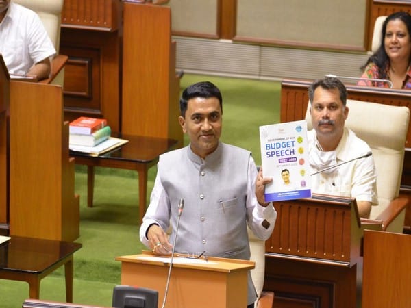 Goa CM presents state Budget, allocates funds for free LPG cylinders