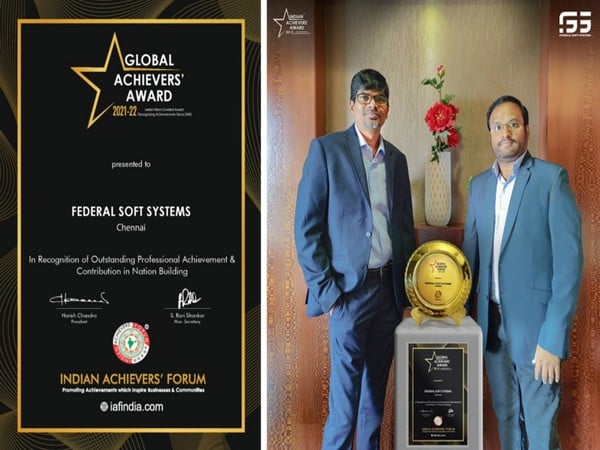 Federal Soft Systems is recognized as Global Achievers by Indian ...