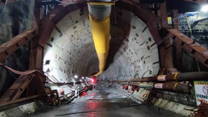 File photo of BMC's coastal road project in progress | Photo: Ashwini Bhide/Twitter