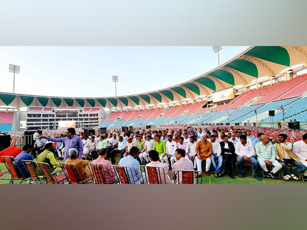 UP: Swatantra Dev Singh inspects preparations for Yogi Adityanath's grand swearing-in ceremony