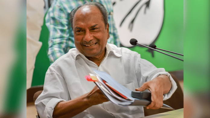File image of A K Antony | PTI