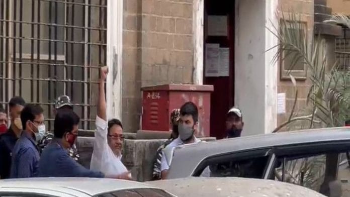 File photo of NCP leader Nawab Malik. | Photo: ANI