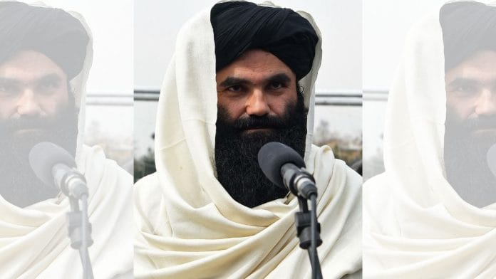 Photo of Sirajuddin Haqqani's photo from Saturday's event | Commons