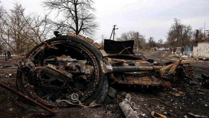 Kyiv on March 30, 2022 Photographer: Ronaldo Schemidt/AFP/Getty Images via Bloomberg
