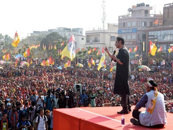 TIPRA chairman holds massive rally in Agartala, announces to fight Assembly polls alone if 'Greater Tipraland' demand not met