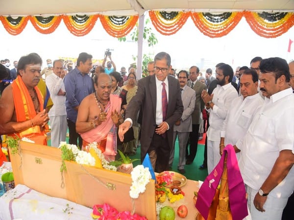 CJI Ramana lays foundation stone for new building of International Arbitration and Mediation Centre in Hyderabad