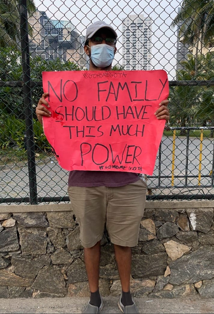 Protests in Sri Lanka. | Photo: Nayanima Basu/ThePrint