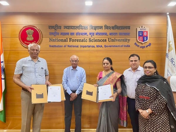 FSL Delhi signs MOU with NFSU Gandhinagar to promote mutual cooperation in educational and forensic research activities
