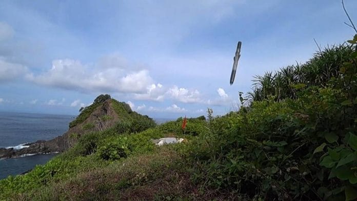 A BrahMos missile without a warhead hitting the target area under Andaman and Nicobar Command this month | Representational image | Andaman and Nicobar Command