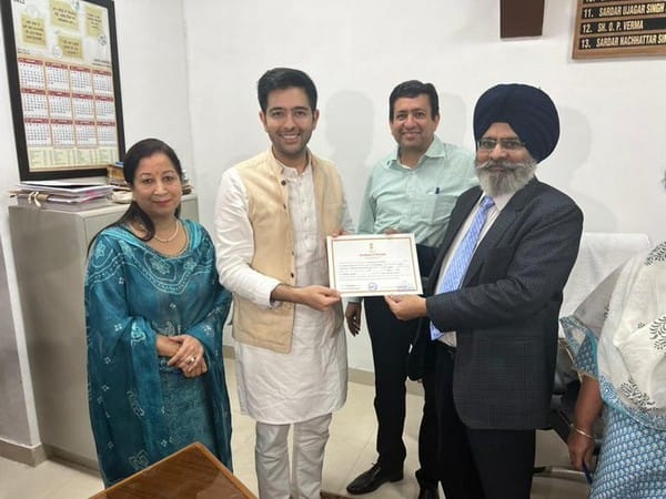 Raghav Chadha officially elected to Rajya Sabha as MP