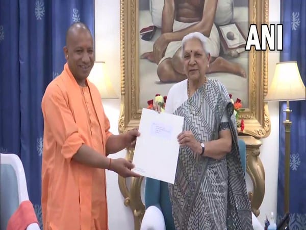 Yogi Adityanath calls on Governor Anandiben Patel, stakes claim to form Uttar Pradesh government