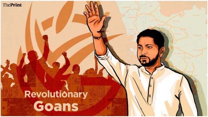 Viresh Borkar of the Revolutionary Goans has won from the state's St Andre constituency | Illustration: Prajna Ghosh