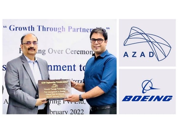AZAD Engineering successfully delivers on-time first consignment of critical parts to Boeing