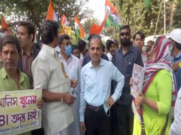 Anis Khan murder: West Bengal Congress holds protest in Kolkata, demands justice 