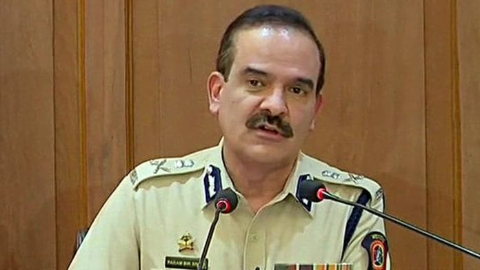 File photo of former Mumbai Police commissioner Param Bir Singh | ANI