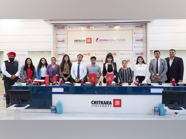 Chitkara University signs pact with Gemini Solutions to train and place students