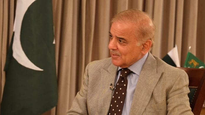 File photo of Pakistan Prime Minister Shehbaz Sharif | MianShehbazSharif/Facebook