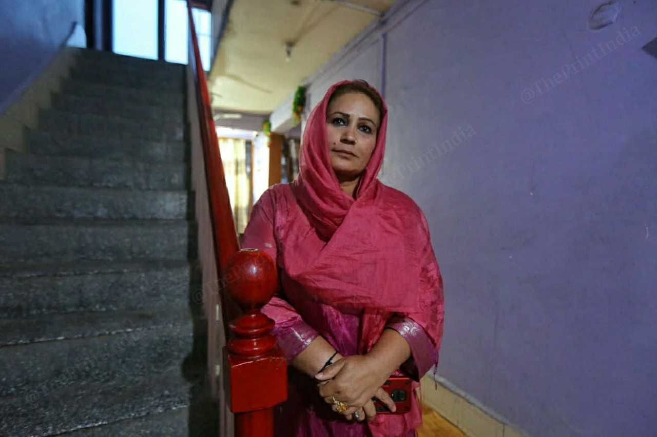 Shaheen Bhatt, a corporator from Rajbagh, at a guest house |Praveen Jain | ThePrint