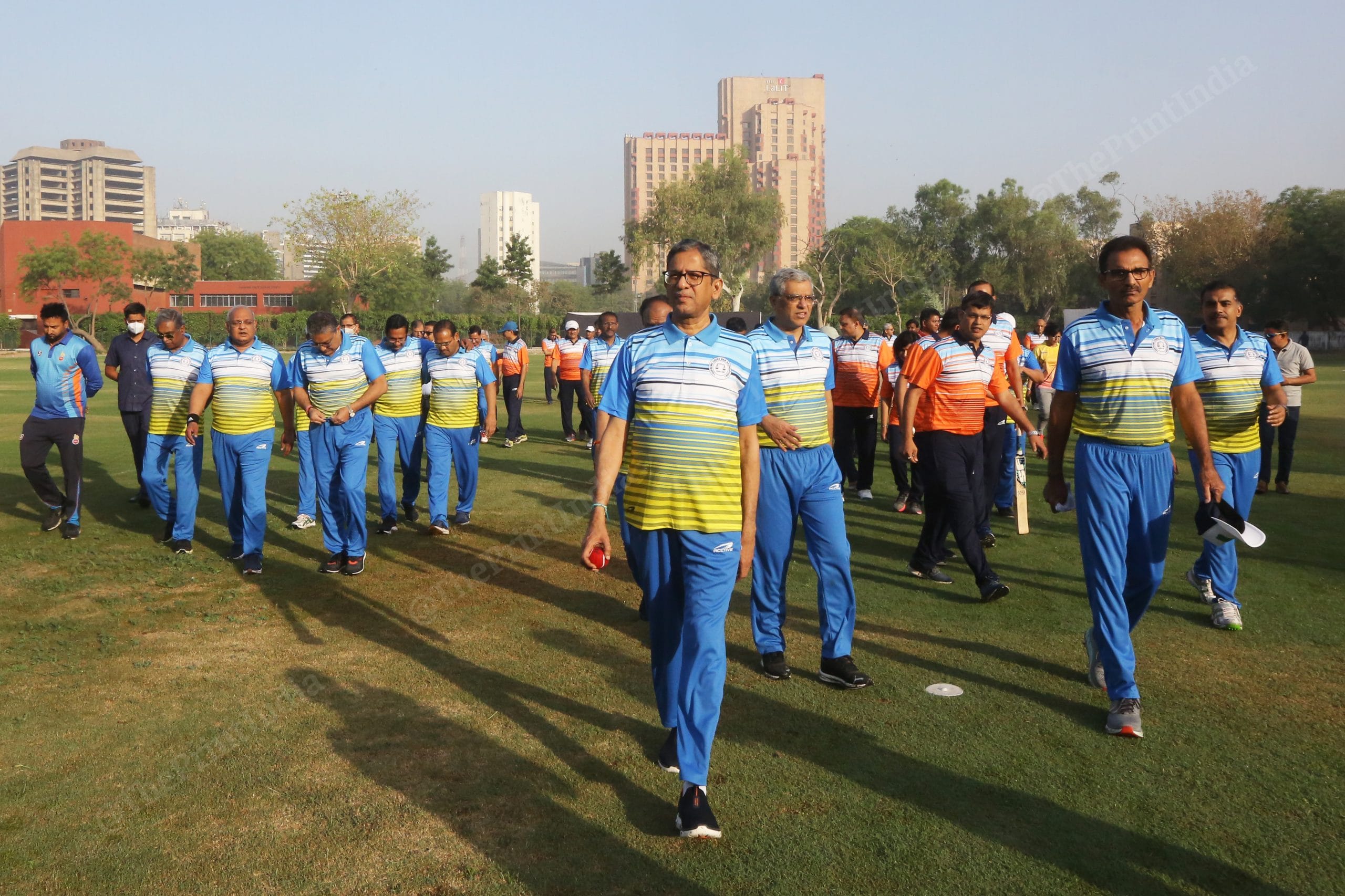 Chief Justice of India N.V. Ramana along with his team | Photo: Praveen Jain | ThePrint