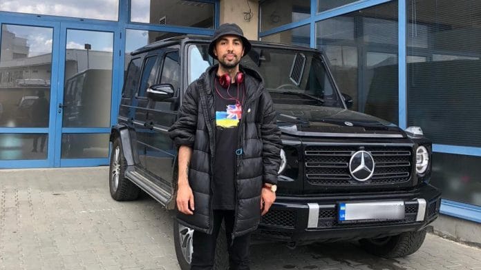 Ankit Love with the Mercedes he was driving | ThePrint