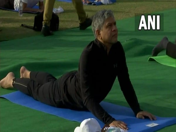 Ashwini Vaishnaw takes part in Yoga session in Delhi ahead of International Yoga Day