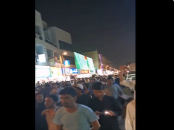 Protest in Dubai against Imran Khan's ouster