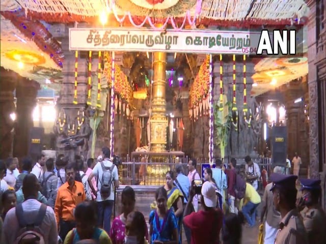 TN: Annual 'Chithirai' festival commences at Meenakshi Temple