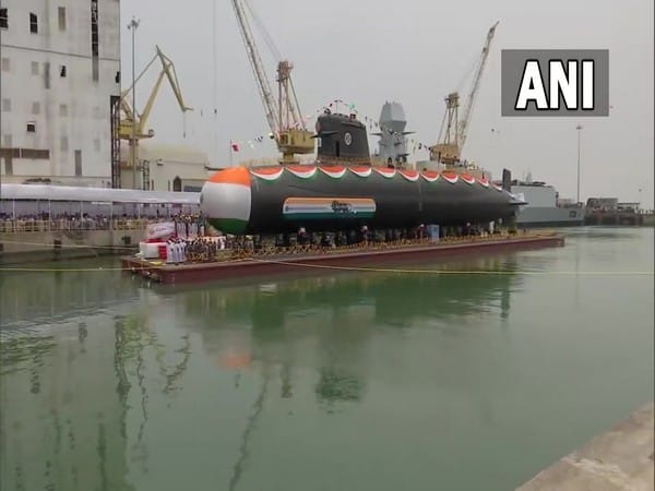 Mumbai: MDL launches Vagsheer, the last Scorpene Submarine of Project-75