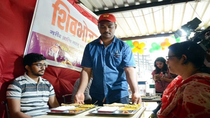 A Shiv Bhojan centre in Mumbai soon after the launch of the scheme in January 2020 | Representational image | ANI