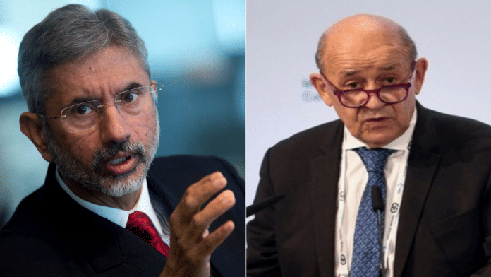External Affairs Minister S. Jaishankar: Bloomberg | French Foreign Minister Jean-Yves Le Drian: ANI | File photos