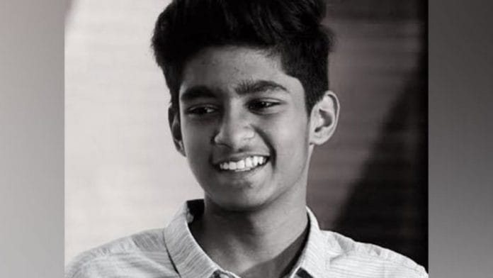 Table Tennis player D. Vishwa (Photo: Kiren Rijiju/ Twitter)