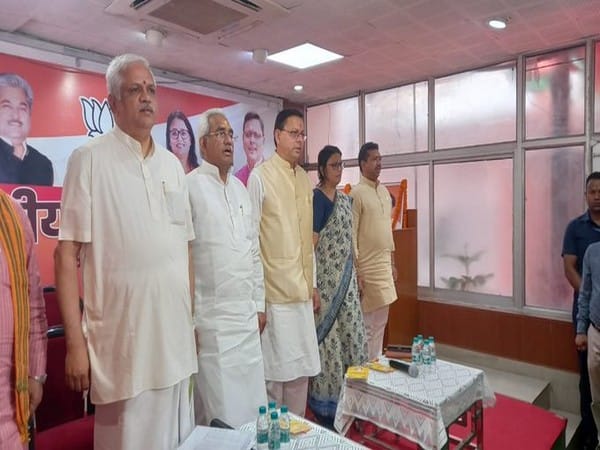 Uttarakhand CM attends BJP meet for second consecutive day