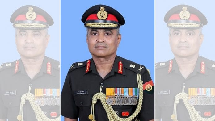 File image of Lt Gen. Manoj Pande | Twitter | @adgpi